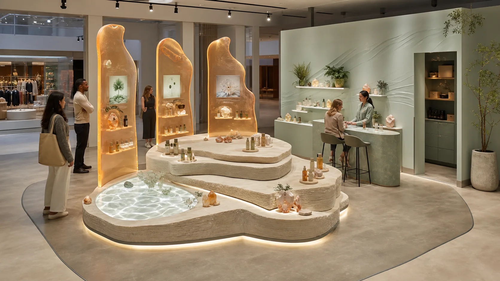 Fictional experiential pop-up concept representing concept design work